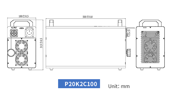 On Board Battery charger Size