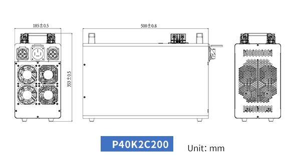On Board Battery charger Bigger Size